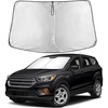EcoNour Windshield Sunshade Compatible for Ford Escape 2013-2017 2018 2019 | Sun Visor for Front Windshield & Window Sun Shade Cover, UV Heat Blocker & Protector, Car Accessories