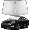 EcoNour Windshield Sunshade Compatible for Ford Fusion 2013-2019 2020 2021 | Sun Visor for Front Windshield & Window Sun Shade Cover, UV Heat Blocker & Protector, Car Accessories