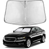 EcoNour Windshield Sunshade Compatible for Ford Taurus 2013-2017 2018 2019 | Sun Visor for Front Windshield & Window Sun Shade Cover, UV Heat Blocker & Protector, Car Accessories