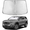 EcoNour Windshield Sunshade Compatible for GMC Acadia 2017-2021 2022 2023 | Sun Visor for Front Windshield & Window Sun Shade Cover, UV Heat Blocker & Protector, Car Accessories