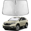 EcoNour Windshield Sunshade Compatible for Honda CR-V 2012-2014 2015 2016 | LX, EX, EX-L, Sport, Sport-L, Touring, Sun Visor for Front Window Sun Shade Cover, UV Protector, Car Accessories