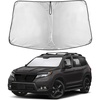 EcoNour Windshield Sunshade Compatible for Honda Passport 2019-2025 2026 | Sun Visor for Front Windshield & Window Sun Shade Cover, UV Heat Blocker & Protector, Car Accessories