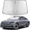 EcoNour Windshield Sunshade Compatible for Hyundai Ioniq6 2023 2024 2025 | Sun Visor for Front Windshield & Window Sun Shade Cover, UV Heat Blocker & Protector, Car Accessories