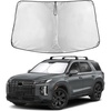 EcoNour Windshield Sunshade Compatible for Hyundai Palisade 2020-2025 2026 | Sun Visor for Front Windshield & Window Sun Shade Cover, UV Heat Blocker & Protector, Car Accessories
