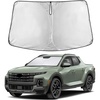 EcoNour Windshield Sunshade Compatible for Hyundai Santa Cruz 2022-2026 | Sun Visor for Front Windshield & Window Sun Shade Cover, UV Heat Blocker & Protector, Car Accessories