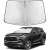 EcoNour Windshield Sunshade Compatible for Infiniti QX60 2014-2020 2021 | Sun Visor for Front Windshield & Window Sun Shade Cover, UV Heat Blocker & Protector, Car Accessories