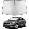 EcoNour Windshield Sunshade Compatible for Kia Forte 2019-2023 2024 2025 | Sun Visor for Front Windshield & Window Sun Shade Cover, UV Heat Blocker & Protector, Car Accessories