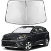 EcoNour Windshield Sunshade Compatible for Kia NIRO 2017-2020 2021 2022 | Sun Visor for Front Windshield & Window Sun Shade Cover, UV Heat Blocker & Protector, Car Accessories