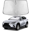EcoNour Windshield Sunshade Compatible for Lexus NX 2015-2019 2020 2021 | Sun Visor for Front Windshield & Window Sun Shade Cover, UV Heat Blocker & Protector, Car Accessories