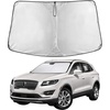 EcoNour Windshield Sunshade Compatible for Lincoln MKC 2015-2017 2018 2019 | Sun Visor for Front Windshield & Window Sun Shade Cover, UV Heat Blocker & Protector, Car Accessories