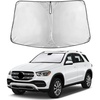 EcoNour Windshield Sunshade Compatible for Mercedes Benz GLA 2015-2019 2020 | Sun Visor for Front Windshield & Window Sun Shade Cover, UV Heat Blocker & Protector, Car Accessories