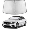 EcoNour Windshield Sunshade Compatible for Mercedes-Benz E-Class 2010-2016 | Sun Visor for Front Windshield & Window Sun Shade Cover, UV Heat Blocker & Protector, Car Accessories