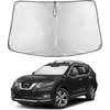 EcoNour Windshield Sunshade Compatible for Nissan Rogue 2014-2018 2019 2020 | (NOT for Rogue Sport) Sun Visor for Front Window Sun Shade Cover, UV Heat Blocker & Protector, Car Accessories