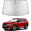 EcoNour Windshield Sunshade Compatible for Nissan Rogue 2021-2024 2025 2026 | (Not for Rogue Sport) Sun Visor for Front Windshield & Window Sun Shade Cover, UV Heat Protector, Car Accessories