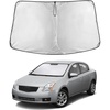 EcoNour Windshield Sunshade Compatible for Nissan Sentra 2007-2011 2012 | Sun Visor for Front Windshield & Window Sun Shade Cover, UV Heat Blocker & Protector, Car Accessories