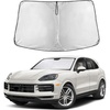 EcoNour Windshield Sunshade Compatible for Porsche Cayenne 2019-2024 2025 | Sun Visor for Front Windshield & Window Sun Shade Cover, UV Heat Blocker & Protector, Car Accessories