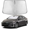 EcoNour Windshield Sunshade Compatible for Toyota Prius Hatchback 2016-2022 | (Not for Prius C or Prius V) Sun Visor for Front Window Sun Shade Cover, UV Heat Protector, Car Accessories