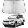 EcoNour Windshield Sunshade Compatible for Toyota RAV4 2006-2010 2011 2012 | Sun Visor for Front Windshield & Window Sun Shade Cover, UV Heat Blocker & Protector, Car Accessories