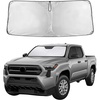 EcoNour Windshield Sunshade Compatible for Toyota Tacoma 2016-2025 2026 | SR, SR5, TRD Sport, TRD Off-Road, Limited, TRD Pro Sun Visor for Front Window Sun Shade Cover, UV Blocker, Car Accessories