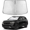 EcoNour Windshield Sunshade Compatible for Volkswagen VW Tiguan 2018-2026 | Sun Visor for Front Windshield & Window Sun Shade Cover, UV Heat Blocker & Protector, Car Accessories