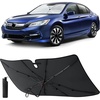 EcoNour Windshield Sunshade & Window Tint for Honda Accord 2013 2014 2016 2017 | Front Windshield Sun Shade UV Heat Blocker | Foldable Car Sun Visor Protector Interior Cooling Accessories