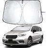 EcoNour Windshield Sunshade for Chrysler Pacifica 2017-2024 2025 2026 | Sun Visor for Front Windshield & Window Sun Shade Cover, UV Heat Blocker & Protector, Car Accessories