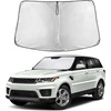 EcoNour Windshield Sunshade for Land Rover Range Rover Sport 2014-2021 2022 | Sun Visor for Front Windshield & Window Sun Shade Cover, UV Heat Blocker & Protector, Car Accessories