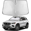EcoNour Windshield Sunshade for Mercedes Benz GLE 350 450 2012-2025, 2026 | Sun Visor for Front Windshield & Window Sun Shade Cover, UV Heat Blocker & Protector, Car Accessories