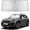 EcoNour Windshield Sunshade for Mini Country Man Cooper F60 2017-2025 2026 | Sun Visor for Front Windshield & Window Sun Shade Cover, UV Heat Blocker & Protector, Car Accessories