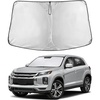 EcoNour Windshield Sunshade for Mitsubishi Outlander Sport 2011-2025 2026 | (Not Fit for Outlander) Sun Visor for Front Window Sun Shade Cover, UV Heat Protector, Car Accessories