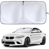 Econour Windshield Sun Shade for Ford E-Transit 2015-2026, Sunshade for Front Window & Windshield Sun Visor, UV Rays Heat Blocker & Protector, Van Accessories(Small)