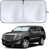 Econour Windshield Sun Shade for Ford E-Transit 2015-2026, Sunshade for Front Window & Windshield Sun Visor, UV Rays Heat Blocker & Protector, Van Accessories(Large)