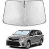 Toyota Sienna EcoNour Car Windshield Sunshade 2021-2026 | 280T Polyester Material Cars Sun Visor Reflector Blocks UV Rays – Foldable Sunshade Interior Protection Accessories
