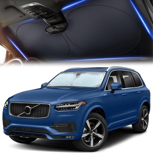 Autovir Truck Windshield Sun Shade Foldable – 280T Sun Visor Front Shield(Large)