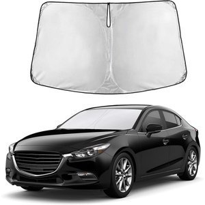Autovir Windshield Sun Shade, 2017-2026 Tesla Model 3 & Y, 280T Visor Shade(3 2014-2018)
