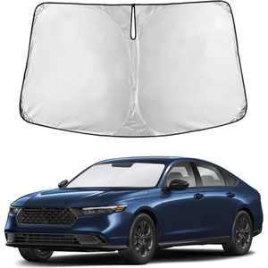 Autovir Windshield Sun Shade, 2017-2026 Tesla Model 3 & Y, 280T Visor Shade(Accord 2023-2026)