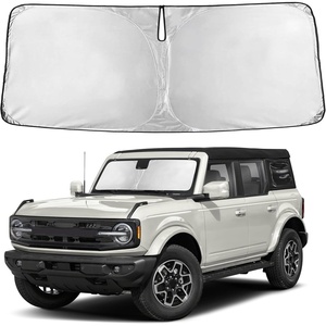 Autovir Windshield Sun Shade, 2017-2026 Tesla Model 3 & Y, 280T Visor Shade(Bronco 2021-2026)
