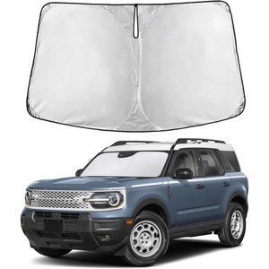 Autovir Windshield Sun Shade, 2017-2026 Tesla Model 3 & Y, 280T Visor Shade(Bronco Sport 2021-2026)