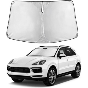 Autovir Windshield Sun Shade, 2017-2026 Tesla Model 3 & Y, 280T Visor Shade(Cayenne 2019-2025)