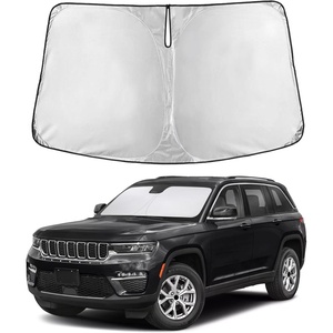 Autovir Windshield Sun Shade, 2017-2026 Tesla Model 3 & Y, 280T Visor Shade(Cherokee Suv 2014-2023)