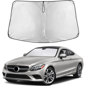 Autovir Windshield Sun Shade, 2017-2026 Tesla Model 3 & Y, 280T Visor Shade(Class C 2008-2021)