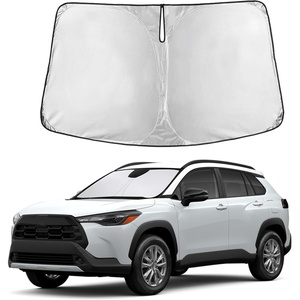 Autovir Windshield Sun Shade, 2017-2026 Tesla Model 3 & Y, 280T Visor Shade(Corolla Cross 2022-2026)