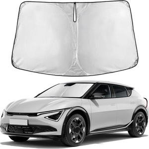 Autovir Windshield Sun Shade, 2017-2026 Tesla Model 3 & Y, 280T Visor Shade(EV6 2022-2025)