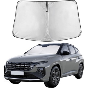 Autovir Windshield Sun Shade, 2017-2026 Tesla Model 3 & Y, 280T Visor Shade(EV9 2024-2026)