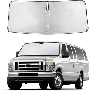 Autovir Windshield Sun Shade, 2017-2026 Tesla Model 3 & Y, 280T Visor Shade(Econoline E-series 1992-2026)