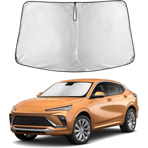 Autovir Windshield Sun Shade, 2017-2026 Tesla Model 3 & Y, 280T Visor Shade(Envista 2024-2026)