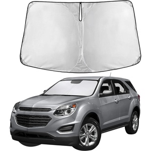 Autovir Windshield Sun Shade, 2017-2026 Tesla Model 3 & Y, 280T Visor Shade(Equinox 2010-2017)