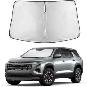 Autovir Windshield Sun Shade, 2017-2026 Tesla Model 3 & Y, 280T Visor Shade(Equinox 2025-2026)