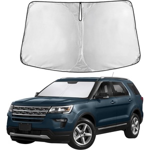 Autovir Windshield Sun Shade, 2017-2026 Tesla Model 3 & Y, 280T Visor Shade(Explorer 2011-2019)