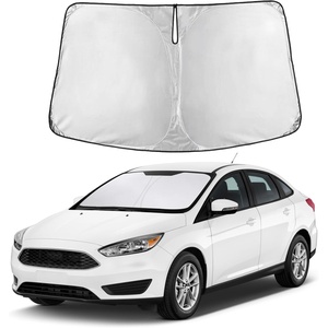 Autovir Windshield Sun Shade, 2017-2026 Tesla Model 3 & Y, 280T Visor Shade(Focus 2012-2018)